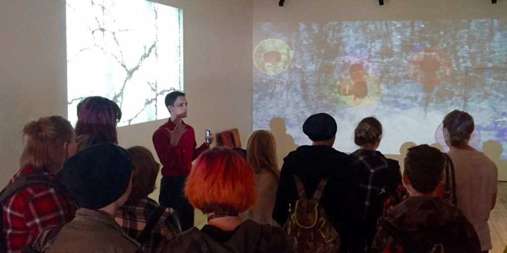 Interacting with kids at the Factory Media Centre during ReptileChoir